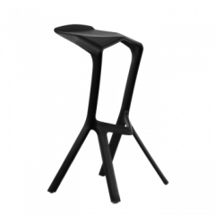 Барный стул Barneo N-227 Miura черный в Южноуральске - yuzhnouralsk.mebel24.online | фото