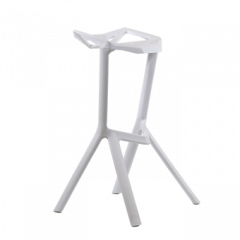 Барный стул Barneo N-228 One белый (95194) в Южноуральске - yuzhnouralsk.mebel24.online | фото