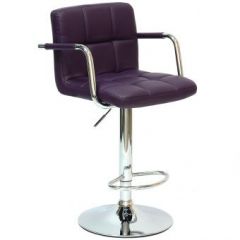 Барный стул Barneo N-69 Kruger Arm Фиолетовый в Южноуральске - yuzhnouralsk.mebel24.online | фото 1