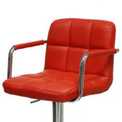 Барный стул Barneo N-69 Kruger Arm Красный в Южноуральске - yuzhnouralsk.mebel24.online | фото 2