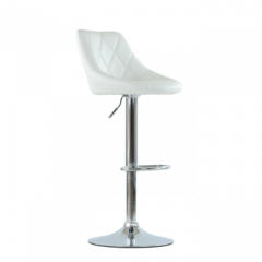 Барный стул Barneo N-83 Comfort (Комфорт) белый в Южноуральске - yuzhnouralsk.mebel24.online | фото 1