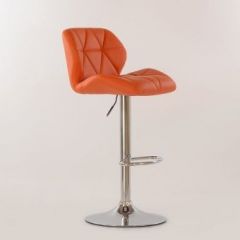 Барный стул Barneo N-85 Diamond оранжевый в Южноуральске - yuzhnouralsk.mebel24.online | фото 2