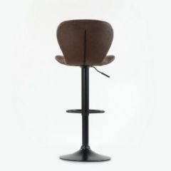 Барный стул Barneo N-86 Time / Black / VPU Brown Vintage коричневый винтаж PK970-18 в Южноуральске - yuzhnouralsk.mebel24.online | фото 2