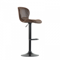 Барный стул Barneo N-86 Time / Black / VPU Brown Vintage коричневый винтаж PK970-18 в Южноуральске - yuzhnouralsk.mebel24.online | фото
