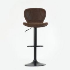 Барный стул Barneo N-86 Time / Black / VPU Brown Vintage коричневый винтаж PK970-18 в Южноуральске - yuzhnouralsk.mebel24.online | фото 3