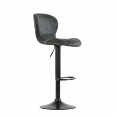 Барный стул Barneo N-86 Time / Black / VPU Dark Gray Vintage серый винтаж 970-11 в Южноуральске - yuzhnouralsk.mebel24.online | фото