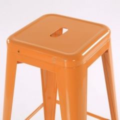 Барный табурет Barneo N-241 Tolix Style (RAL2003 оранжевый) в Южноуральске - yuzhnouralsk.mebel24.online | фото 3