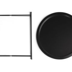 Журнальный стол Tray 47х51 black в Южноуральске - yuzhnouralsk.mebel24.online | фото 3