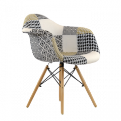 Кресло Barneo N-14 Patchwork трехцветный в Южноуральске - yuzhnouralsk.mebel24.online | фото