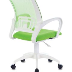 Кресло BRABIX "Fly MG-396W", пластик белый, сетка, салатовое, 532403 в Южноуральске - yuzhnouralsk.mebel24.online | фото 3