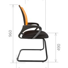 Кресло для оператора CHAIRMAN 696 V (ткань TW-11/сетка TW-01) в Южноуральске - yuzhnouralsk.mebel24.online | фото 4