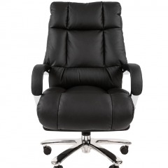 Кресло для руководителя CHAIRMAN 405 (Кожа) Черное в Южноуральске - yuzhnouralsk.mebel24.online | фото