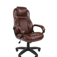 Кресло для руководителя  CHAIRMAN 432 (Экокожа коричневая) в Южноуральске - yuzhnouralsk.mebel24.online | фото