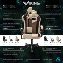 Кресло игровое Бюрократ VIKING 6 KNIGHT BL FABRIC синий в Южноуральске - yuzhnouralsk.mebel24.online | фото 5