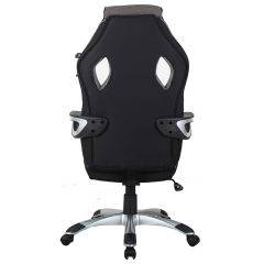 Кресло компьютерное BRABIX Techno GM-002 (ткань) черное/серое, вставки белые (531815) в Южноуральске - yuzhnouralsk.mebel24.online | фото 6