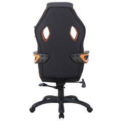 Кресло компьютерное BRABIX Techno Pro GM-003 (ткань черное/серое, вставки оранжевые) 531813 в Южноуральске - yuzhnouralsk.mebel24.online | фото 5