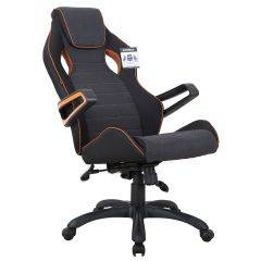 Кресло компьютерное BRABIX Techno Pro GM-003 (ткань черное/серое, вставки оранжевые) 531813 в Южноуральске - yuzhnouralsk.mebel24.online | фото 8