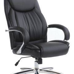 Кресло офисное BRABIX "Advance EX-575" (хром/экокожа/черное) 531825 в Южноуральске - yuzhnouralsk.mebel24.online | фото 2