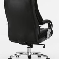 Кресло офисное BRABIX PREMIUM "Bomer HD-007" (рециклированная кожа, хром, черное) 531939 в Южноуральске - yuzhnouralsk.mebel24.online | фото 4