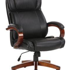 Кресло офисное BRABIX PREMIUM "Magnum EX-701" (дерево, рециклированная кожа, черное) 531827 в Южноуральске - yuzhnouralsk.mebel24.online | фото