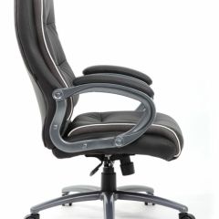 Кресло офисное BRABIX PREMIUM "Strong HD-009" (экокожа черная, ткань серая) 531945 в Южноуральске - yuzhnouralsk.mebel24.online | фото 3