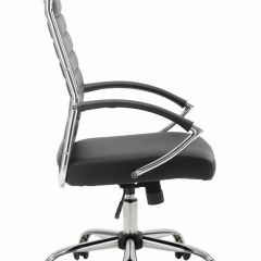 Кресло офисное BRABIX "Style EX-528", экокожа, хром, черное, 531947 в Южноуральске - yuzhnouralsk.mebel24.online | фото 3