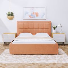 Кровать Адриана Люкс Решетка+ПМ+Дно (1400) в Южноуральске - yuzhnouralsk.mebel24.online | фото