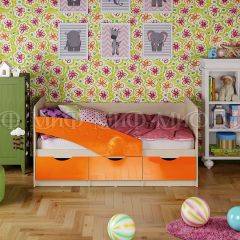 Кровать Бабочки (Оранжевый металлик) 1800 в Южноуральске - yuzhnouralsk.mebel24.online | фото