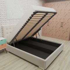 Кровать Брауни интерьерная +основание/ПМ/бельевое дно (160х200) в Южноуральске - yuzhnouralsk.mebel24.online | фото 2