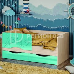 Кровать Дельфин-2 МДФ (фасад 3D) 1600 в Южноуральске - yuzhnouralsk.mebel24.online | фото 8