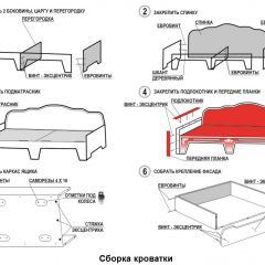 Кровать Фея 1900 с двумя ящиками в Южноуральске - yuzhnouralsk.mebel24.online | фото 2