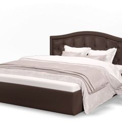 Кровать Стелла 1200 + Основание (Лесмо brown) коричневый в Южноуральске - yuzhnouralsk.mebel24.online | фото