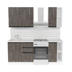 Кухонный гарнитур Ноктюрн медиум 1400 мм в Южноуральске - yuzhnouralsk.mebel24.online | фото 4