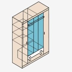 НИКА Н13 Шкаф для одежды в Южноуральске - yuzhnouralsk.mebel24.online | фото 5