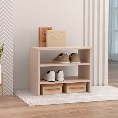 Обувница открытая 550 (ЛДСП Ясень светлый) в Южноуральске - yuzhnouralsk.mebel24.online | фото