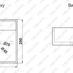 Раковина MELANA MLN-7440A в Южноуральске - yuzhnouralsk.mebel24.online | фото 2