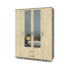 ЕВА Шкаф 4-х дверный Е43 в Южноуральске - yuzhnouralsk.mebel24.online | фото 7