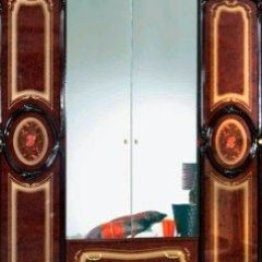 Шкаф 4-х дверный с зеркалами (01.144) Роза (могано) в Южноуральске - yuzhnouralsk.mebel24.online | фото