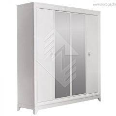 Шкаф для одежды Сабрина (ММ-302-01/04) с зеркалами в Южноуральске - yuzhnouralsk.mebel24.online | фото 1