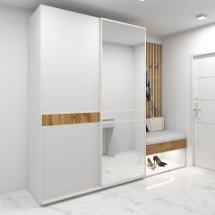 Шкаф-купе 1400 серии SOFT D6+D4+B2+PL2 (2 ящика+1штанга+1 полка) профиль «Капучино» в Южноуральске - yuzhnouralsk.mebel24.online | фото 4