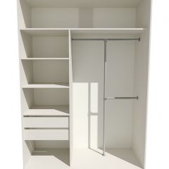 Шкаф-купе 1400 серии SOFT D8+D2+B2+PL4 (2 ящика+F обр.штанга) профиль «Капучино» в Южноуральске - yuzhnouralsk.mebel24.online | фото 2