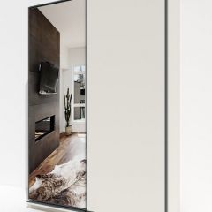 Шкаф-купе 1600 серии SOFT D1+D3+B2+PL1 (2 ящика+1штанга) профиль «Графит» в Южноуральске - yuzhnouralsk.mebel24.online | фото 2