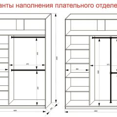 Шкаф-купе 1600 серии SOFT D6+D4+B2+PL2 (2 ящика+1штанга+1 полка) профиль «Капучино» в Южноуральске - yuzhnouralsk.mebel24.online | фото 9