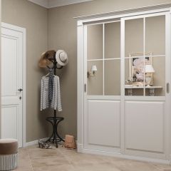 Шкаф-купе 1700 серии NEW CLASSIC K4+K4+B2+PL4 (2 ящика+F обр. штанга) профиль «Капучино» в Южноуральске - yuzhnouralsk.mebel24.online | фото