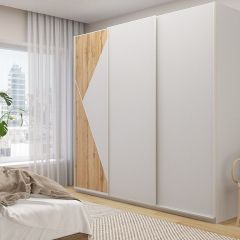 Шкаф-купе 2400 серии SOFT D7+D3+D3+B22+PL4 (по 2 ящика лев/прав+2штанги) профиль «Капучино» в Южноуральске - yuzhnouralsk.mebel24.online | фото 5