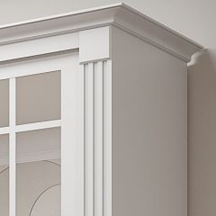 Шкаф-купе 2450 серии NEW CLASSIC K5+K5+K5+B22+PL3 (по 2 ящика лев/прав+1 штанга+1полка) профиль «Капучино» в Южноуральске - yuzhnouralsk.mebel24.online | фото 4