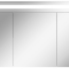 Шкаф-зеркало Аврора 100 с подсветкой LED Домино (DV8012HZ) в Южноуральске - yuzhnouralsk.mebel24.online | фото 1