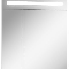 Шкаф-зеркало Аврора 65 с подсветкой LED Домино (DV8006HZ) в Южноуральске - yuzhnouralsk.mebel24.online | фото 1