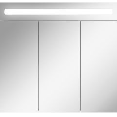 Шкаф-зеркало Аврора 80 с подсветкой LED Домино (DV8009HZ) в Южноуральске - yuzhnouralsk.mebel24.online | фото 4