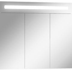 Шкаф-зеркало Аврора 80 с подсветкой LED Домино (DV8009HZ) в Южноуральске - yuzhnouralsk.mebel24.online | фото 1